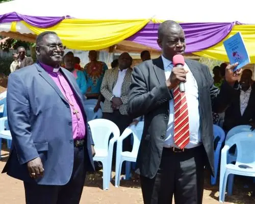 Prof. Njoka and Bishop Gitari